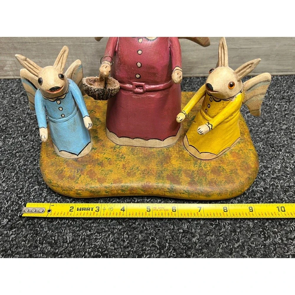 Folk Art Primitive Hand Carved 